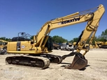 Side of Used Excavator